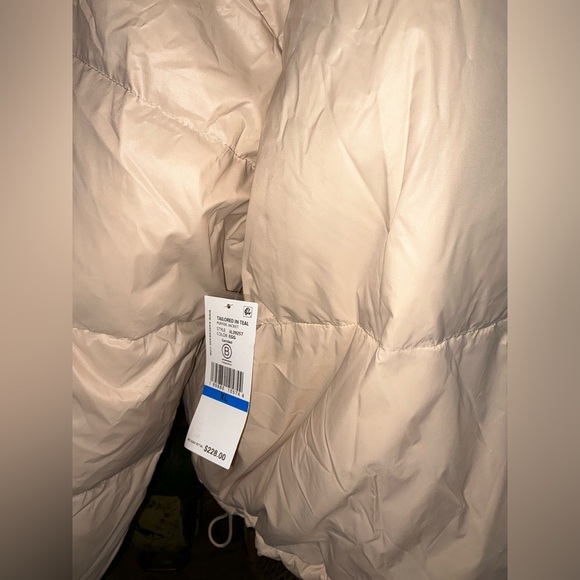 Karen Kane NWT Puffer Jacket Eggshell Size XL - Picture 7 of 14